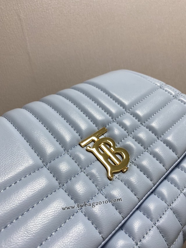 Burberry專門店新款羔羊皮Thomas專屬標識女包 巴寶莉手提單肩斜挎鏈條包 yxb1353